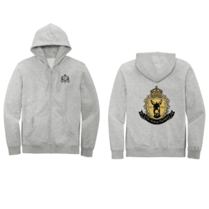 Essential Donkey Full-Zip Hoodie Light Heather Grey